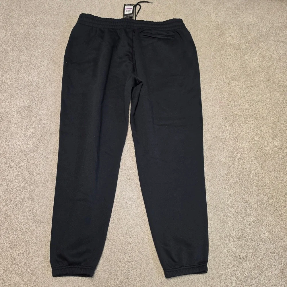 Under Armour Mens Icon Fleece Joggers Black Sweatpants 2XL NWT Lounge Casual